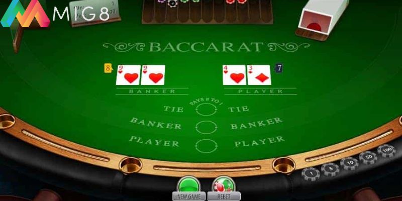 Quy tắc chơi cơ bản của baccarat