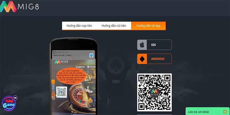 tải app MIG8 trên nền tảng android