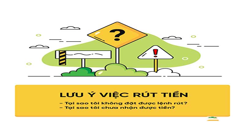 giải đáp thắc mắc về rút tiền