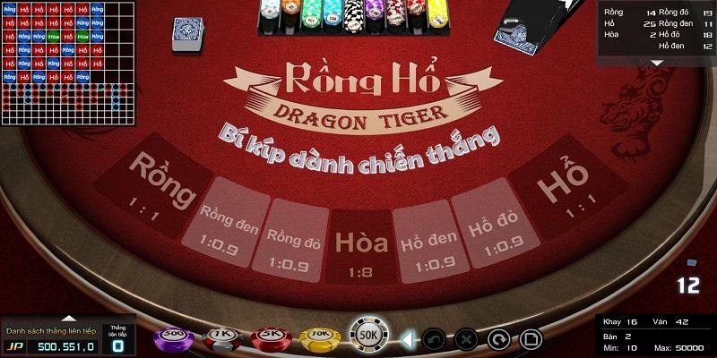 Hướng dẫn cách chơi Rồng hổ đầy đủ và chi tiết cho tân binh